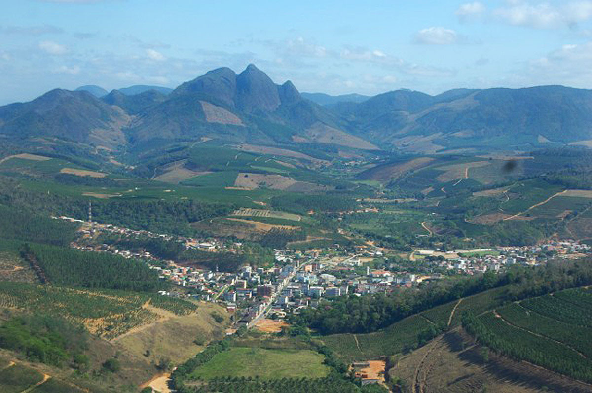 Vista de Marilândia, no interior do Espírito Santo
