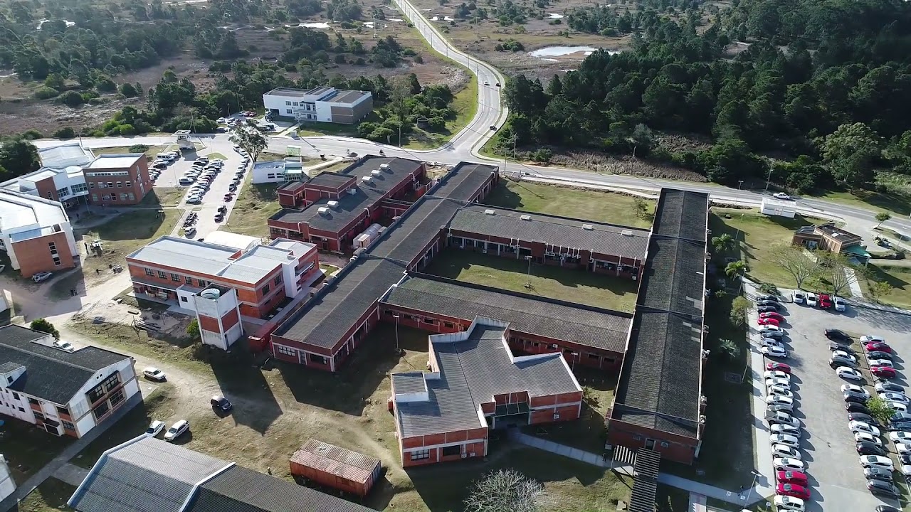 Vista aérea do Campus Carreiros da FURG, em Rio Grande RS