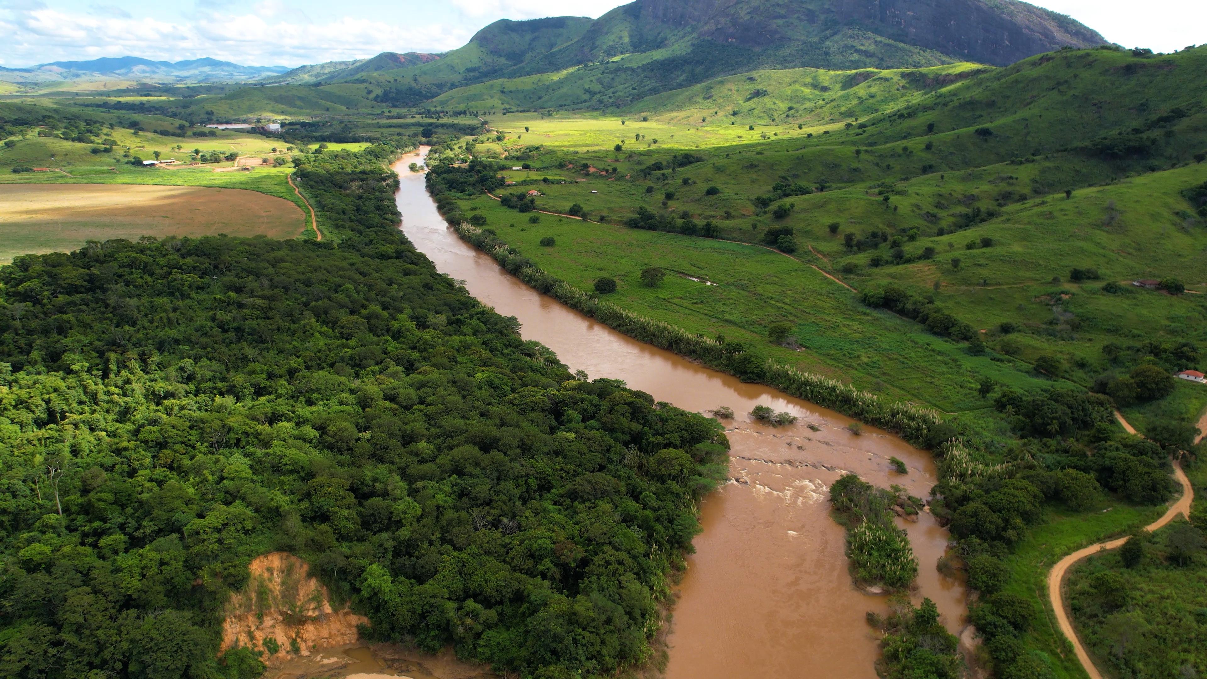 Vista aérea de Mathias Lobato MG