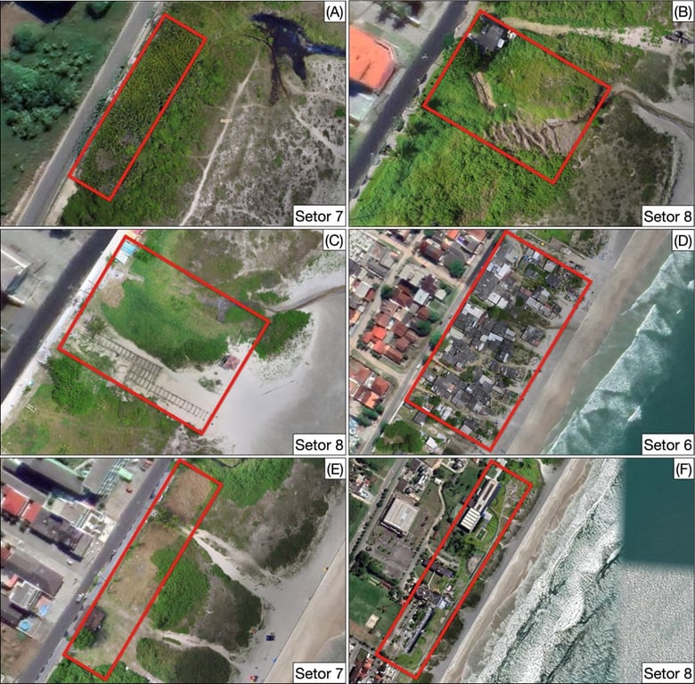 Vista aérea de Restinga (SP) e entorno urbano