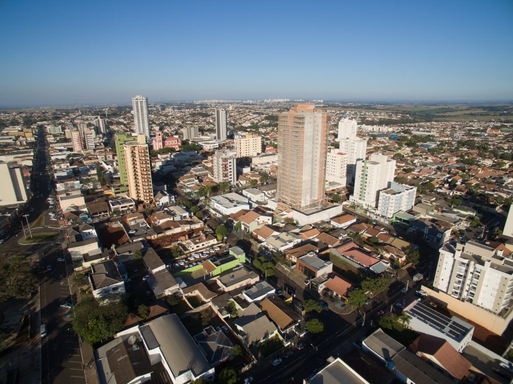 Vista aérea de Cambé PR