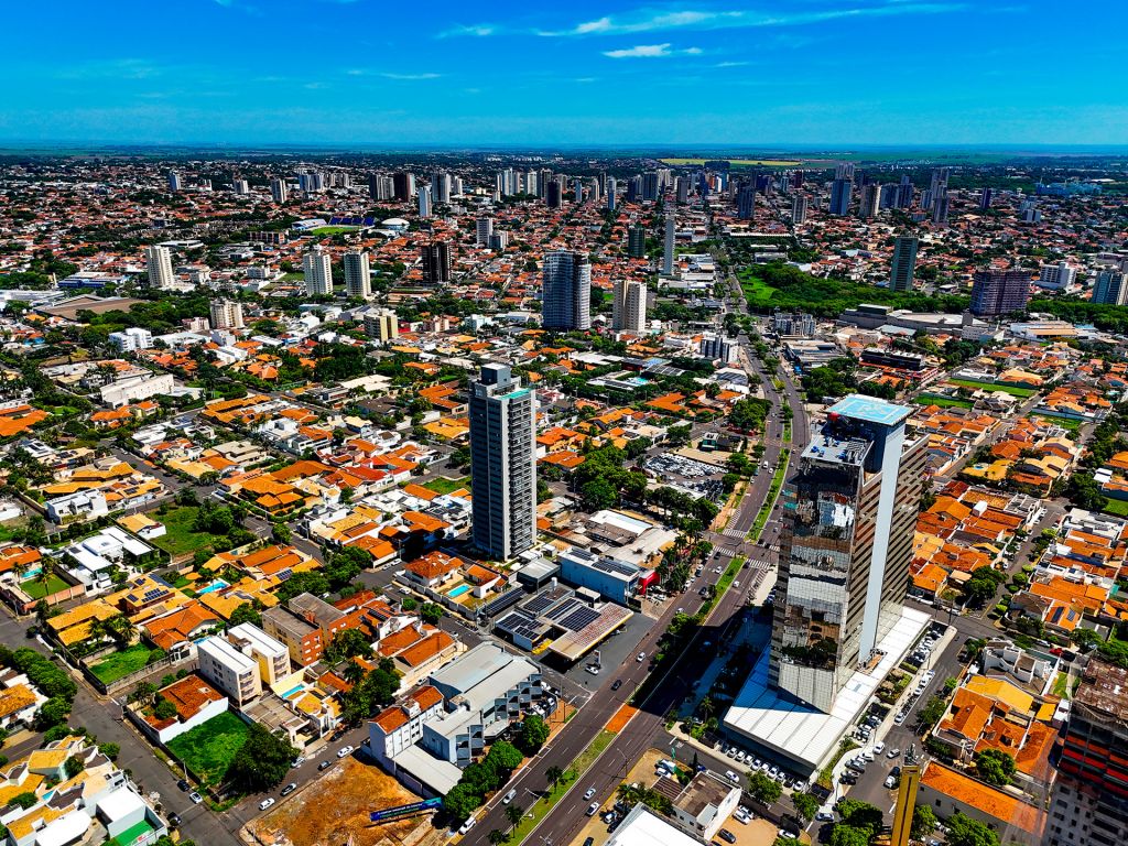 Vista aérea de Araçatuba SP