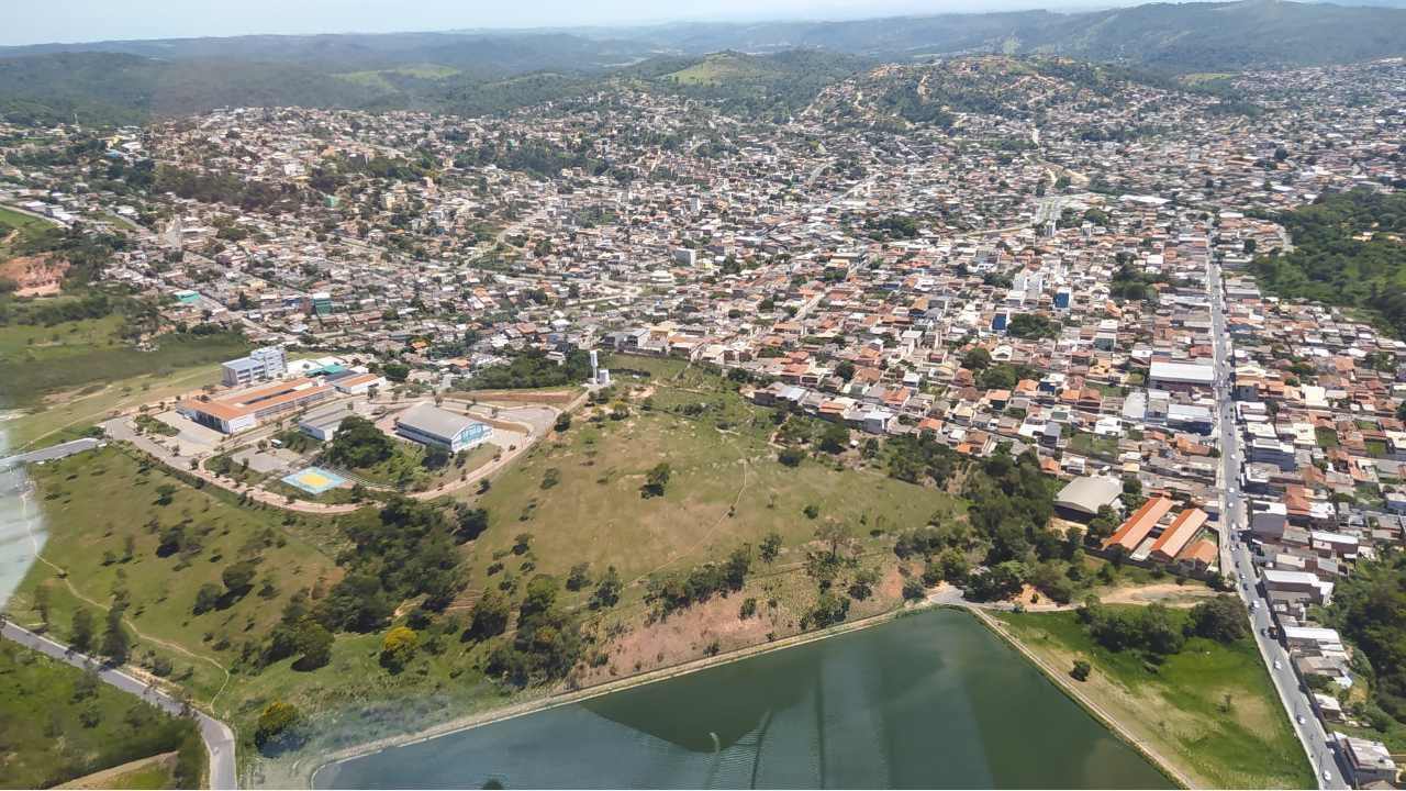 Vista aérea de Ribeirão das Neves MG