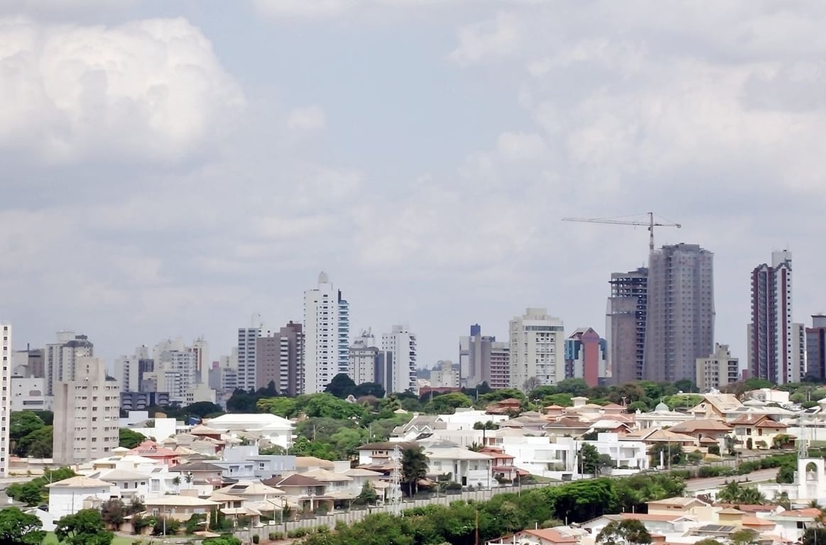 Vista urbana de Jundiaí, SP