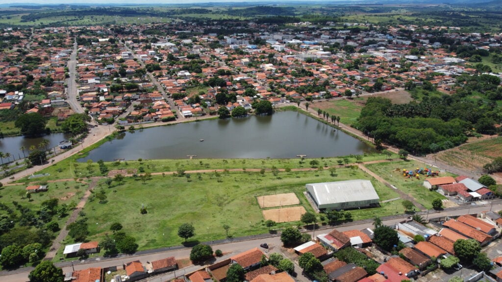 Vista aérea de Pontalina GO