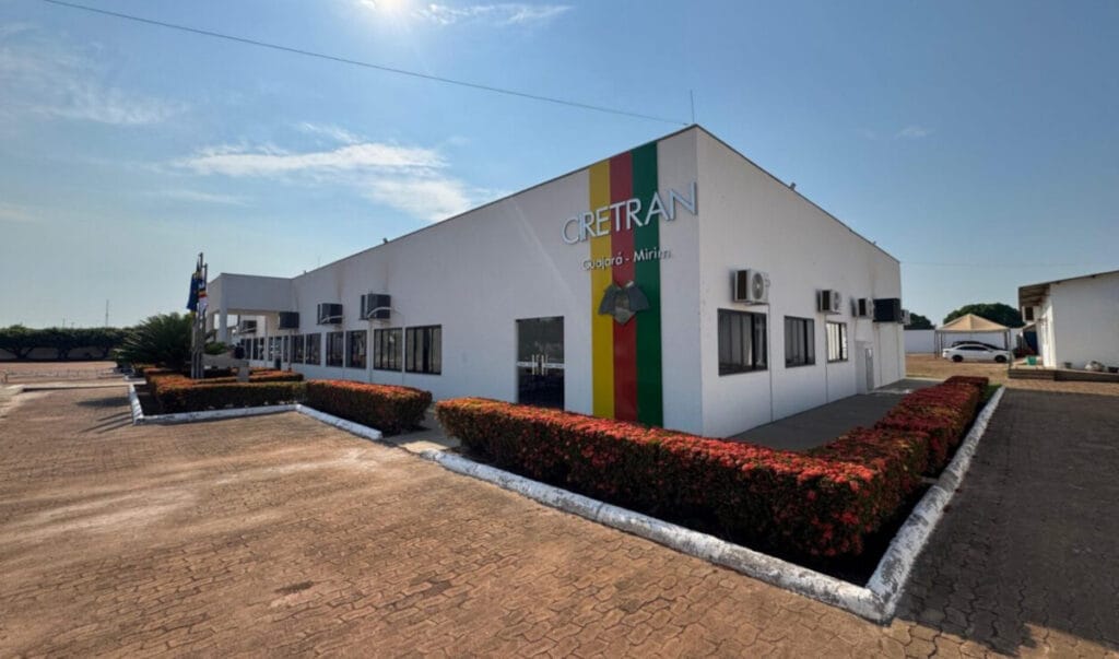 Fachada de unidade de segurança pública em Guajará-Mirim RO.