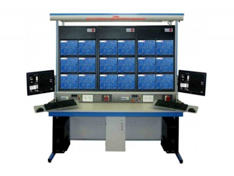 Laboratório de engenharia elétrica em ambiente educacional