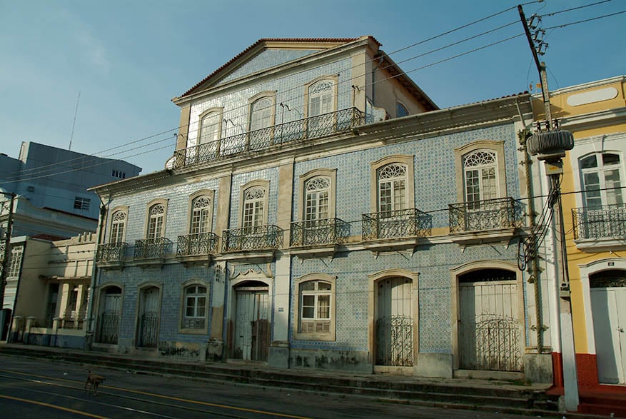 Centro histórico de Belém do Pará em fim de tarde