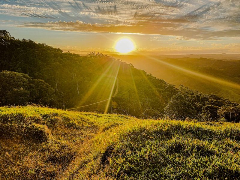 Paisagem no Alto Vale do Itajaí, em Atalanta SC