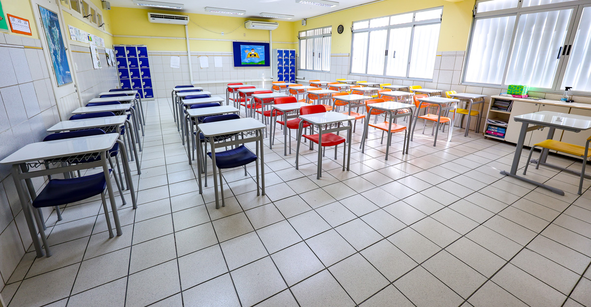 Sala de aula da rede municipal (imagem ilustrativa)