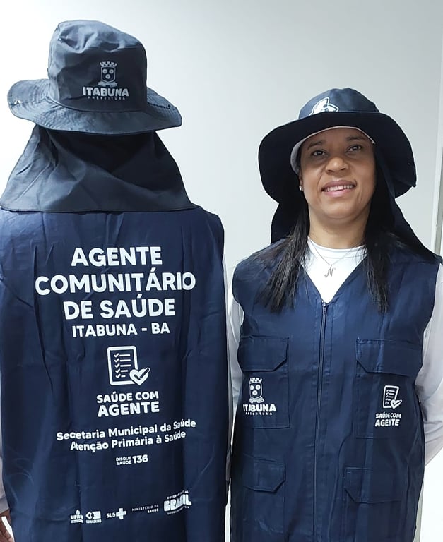 Agente comunitária de saúde em atividade de campo (imagem ilustrativa)