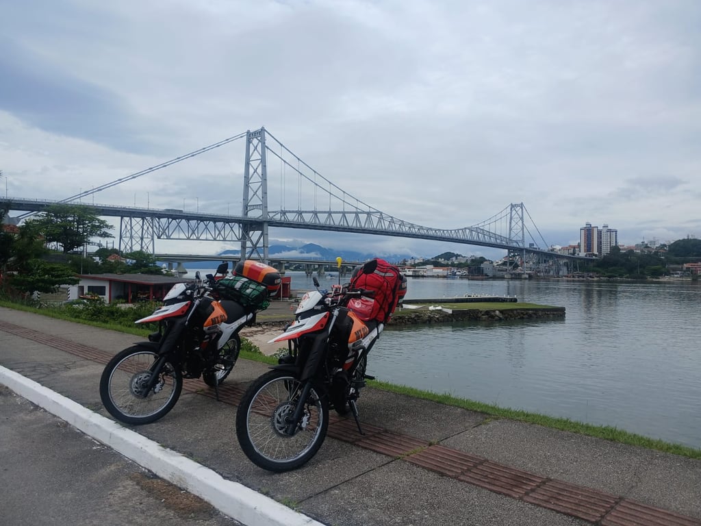 Ambulância do SAMU de Santa Catarina em operação