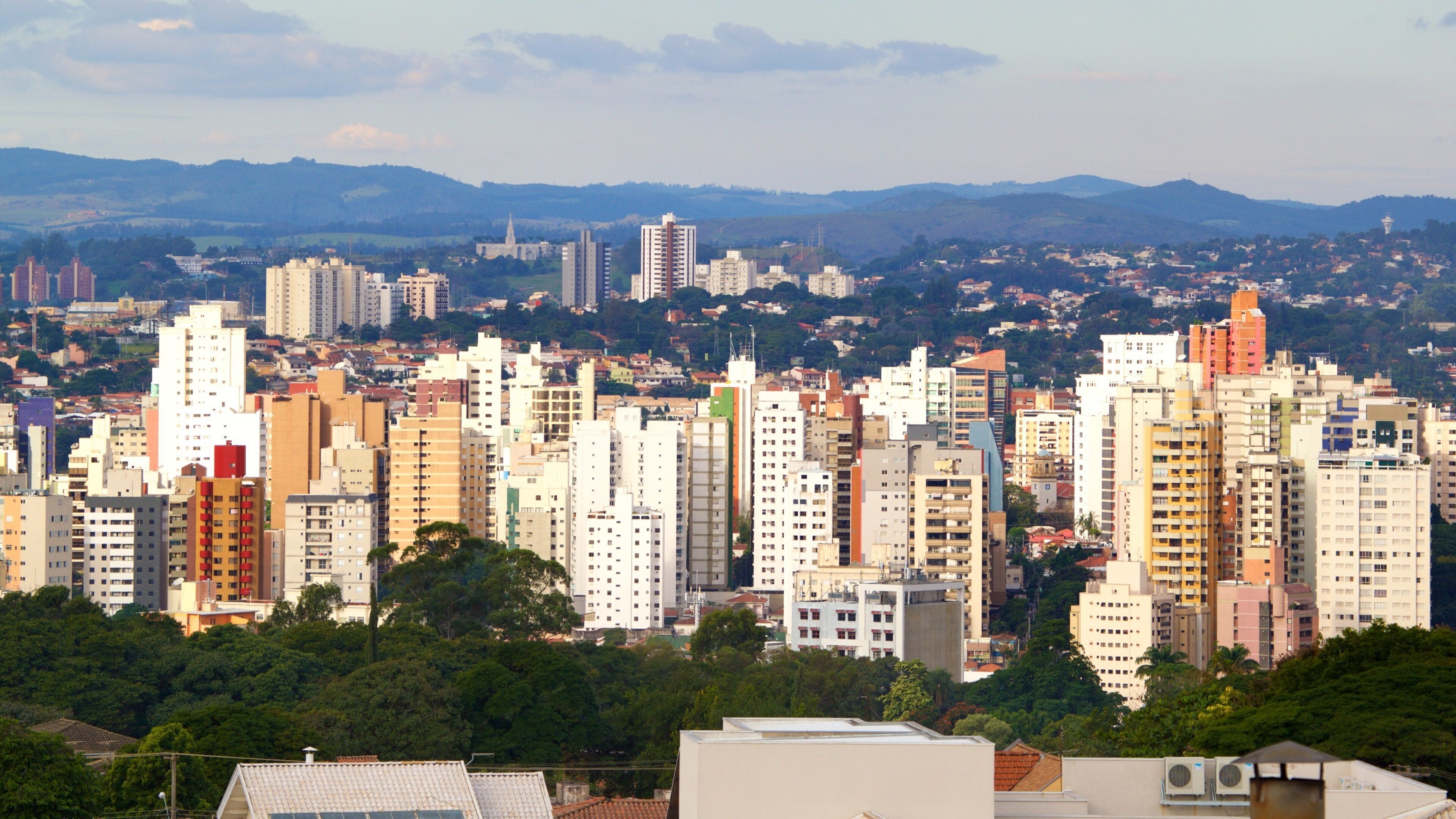 Paisagem urbana de Campinas SP