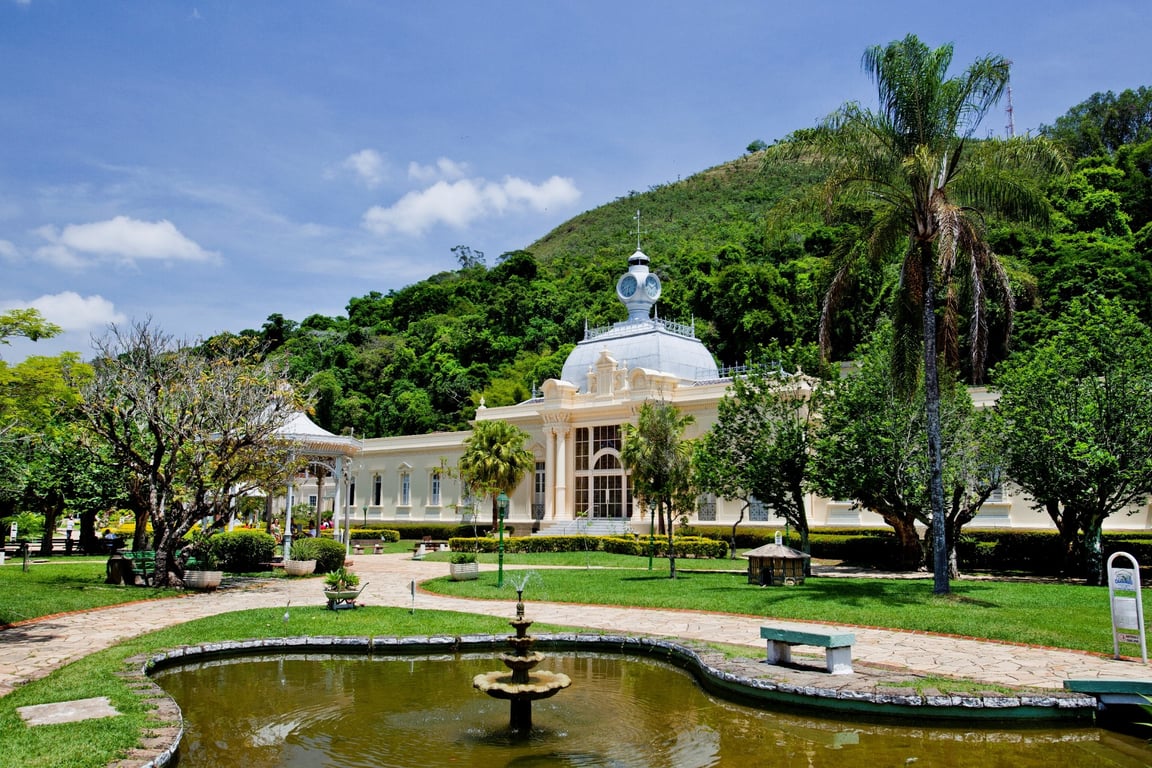 Parque das Águas de Caxambu, em Minas Gerais