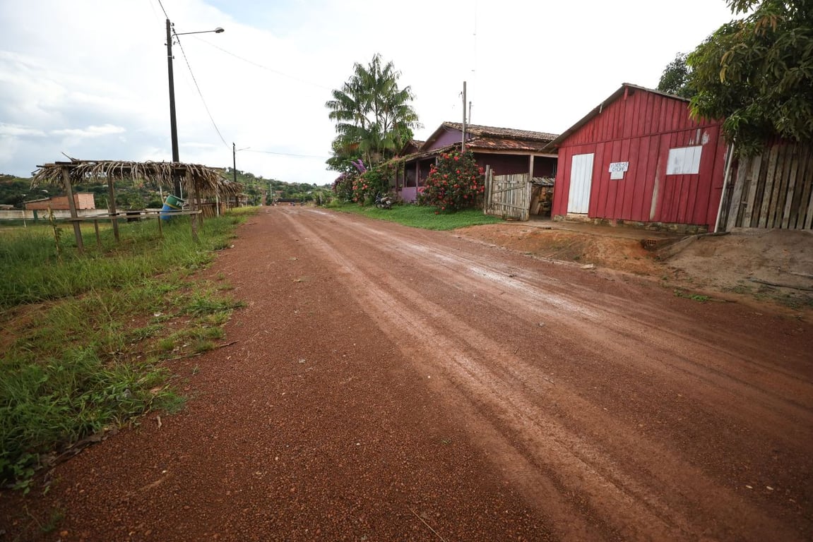 Rua em Novo Repartimento, região amazônica