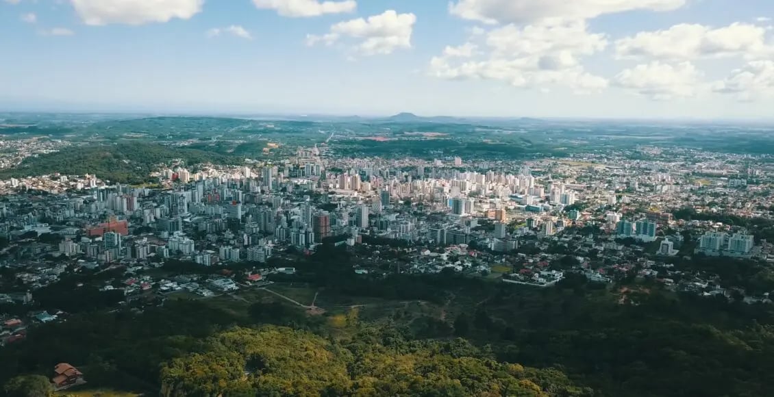 Vista aérea de Criciúma SC