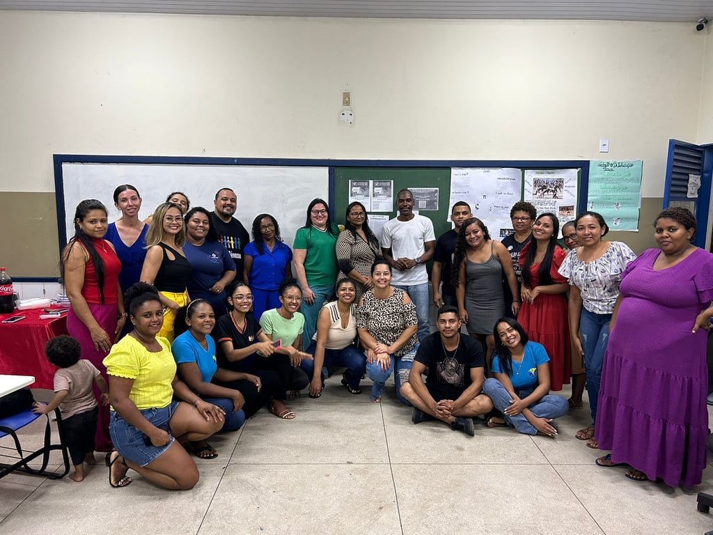 Ambiente de sala de aula no ensino superior
