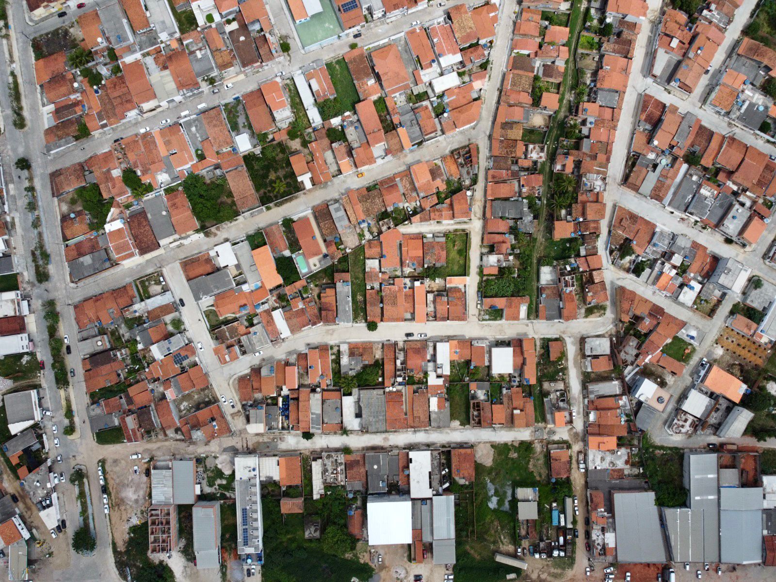 Vista aérea de Serrinha BA