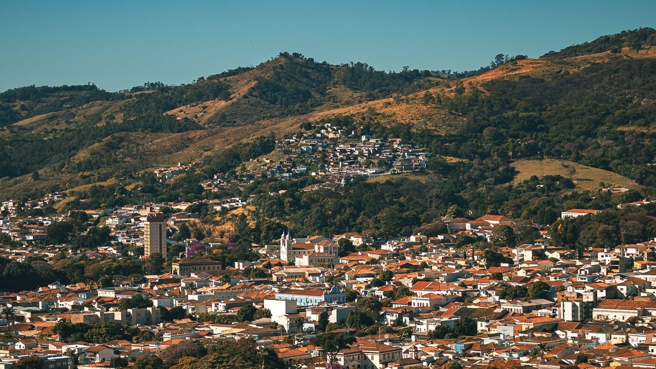 Vista urbana do interior de São Paulo