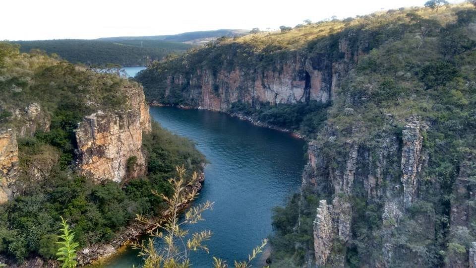 Paisagem de Alfenas e Lago de Furnas