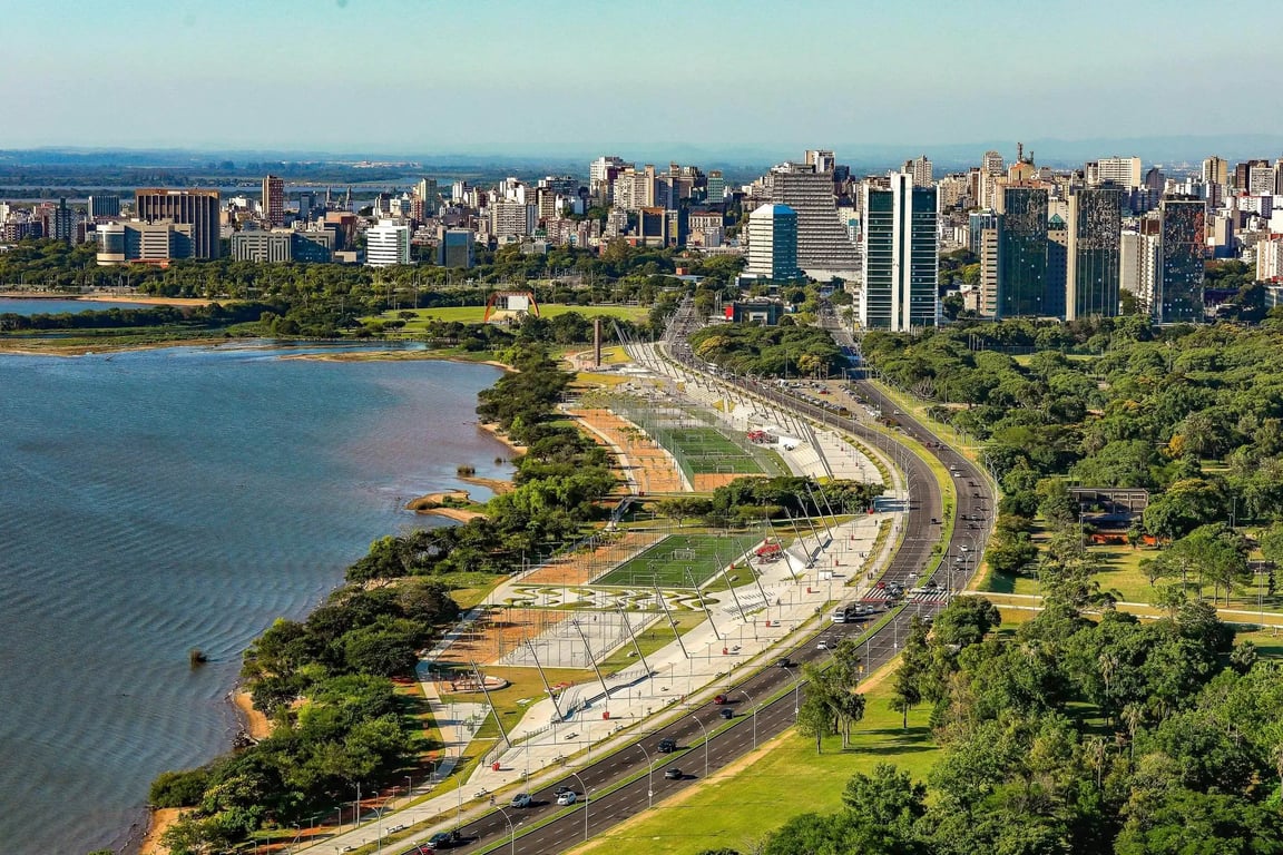 Vista aérea de Alvorada RS