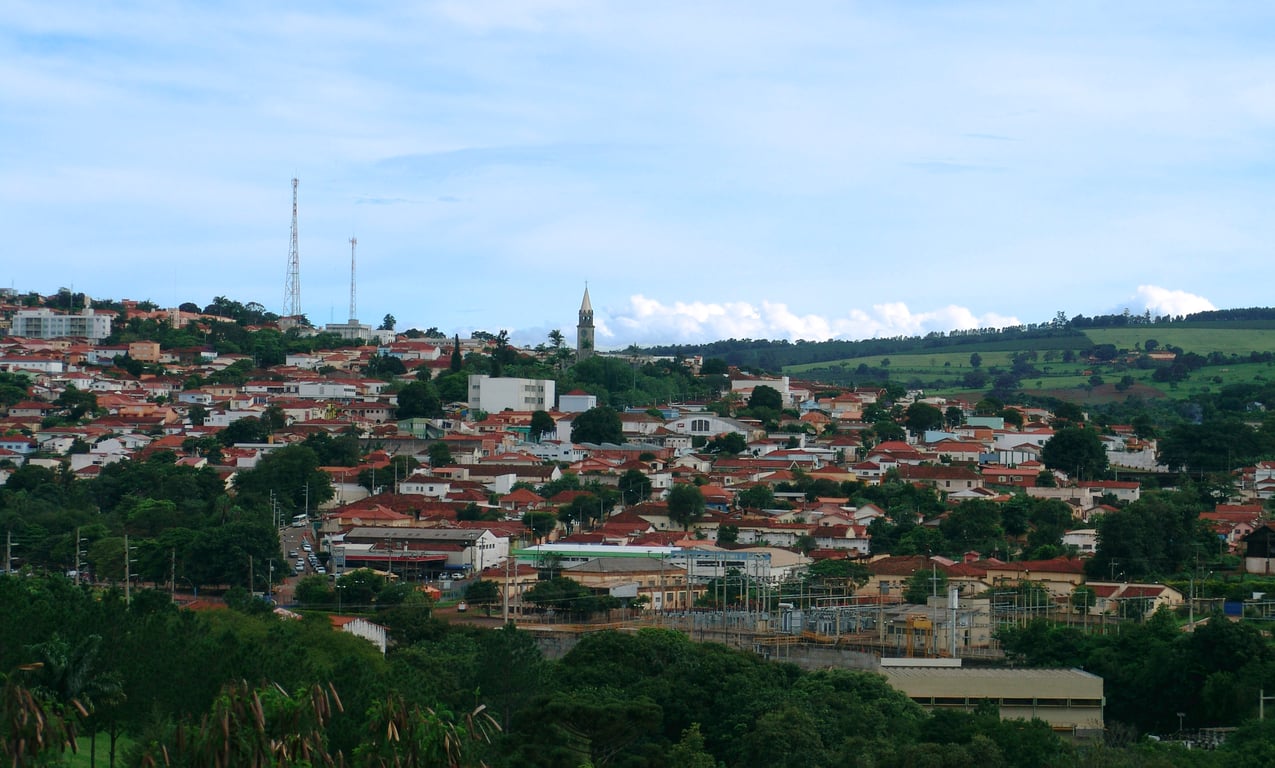 Vista urbana de Piraju SP