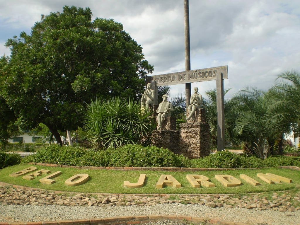 Vista aérea de Belo Jardim, no Agreste pernambucano