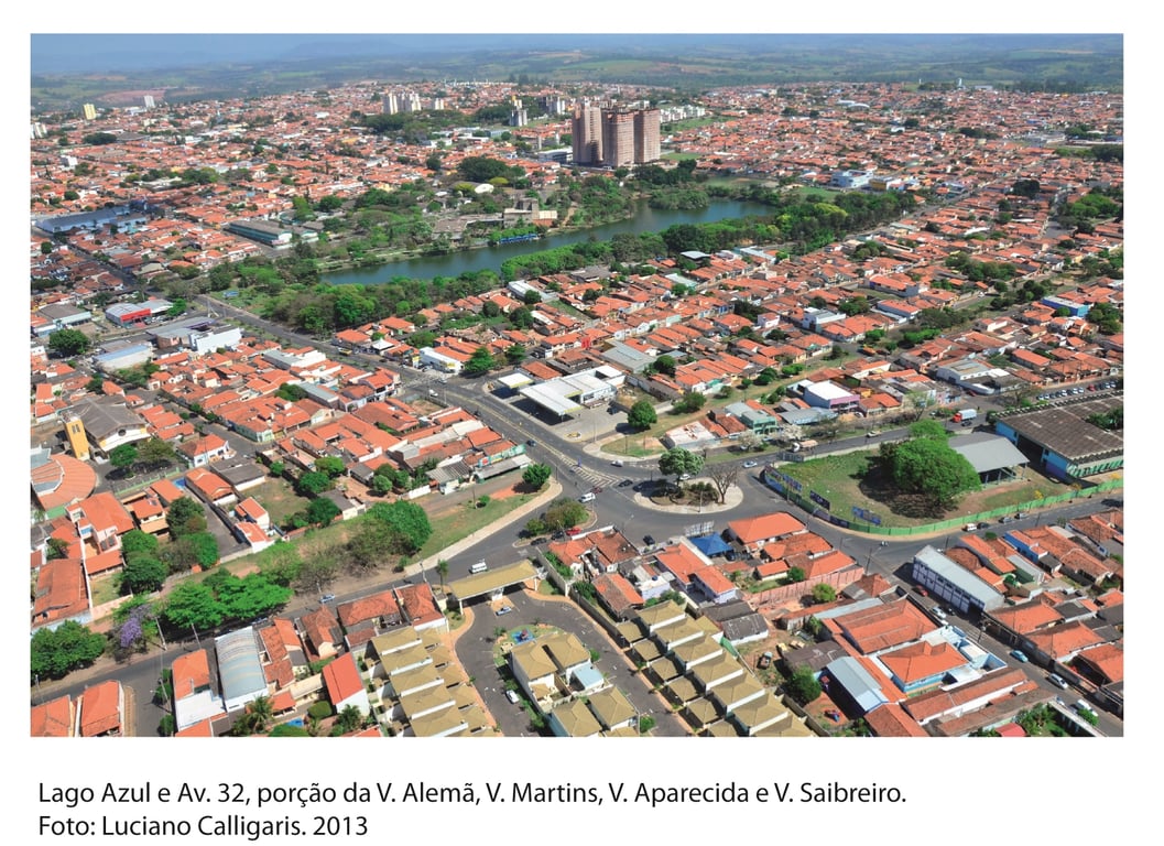 Vista aérea de Rio Claro, SP