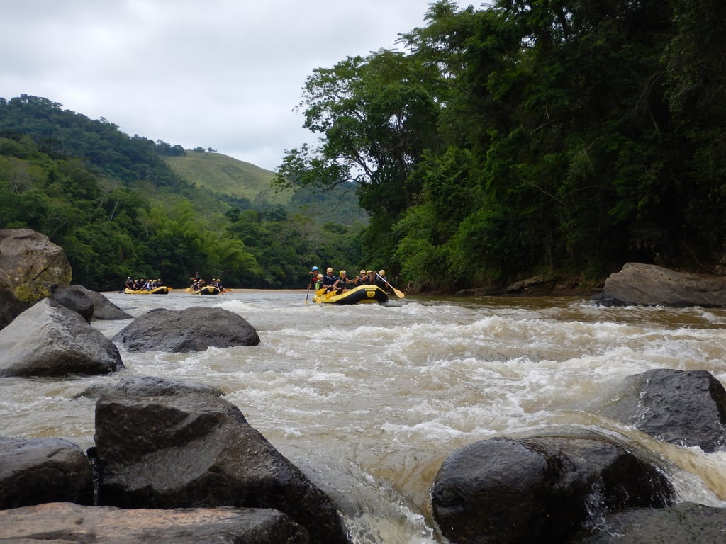Paisagem do Vale do Ribeira, região de Cerro Azul PR
