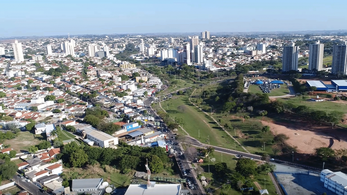 Vista aérea de Presidente Prudente SP
