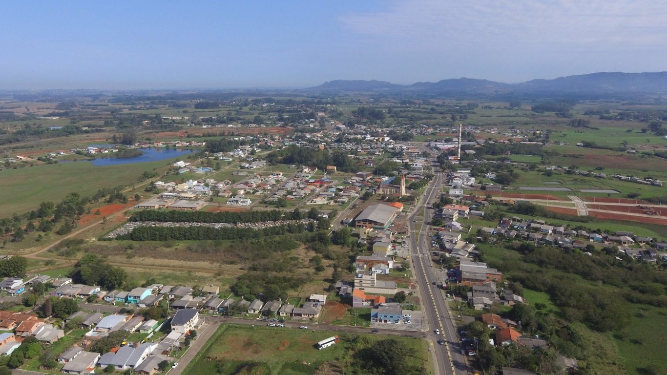 Vista aérea de Glorinha, RS