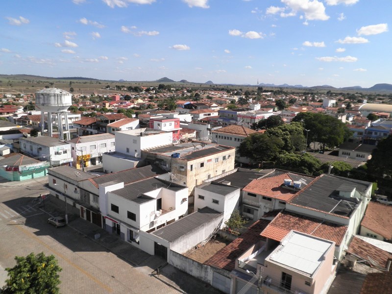 Vista aérea de Montanha ES, no norte do Espírito Santo