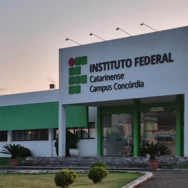 Fachada do Instituto Federal Catarinense – Câmpus Concórdia
