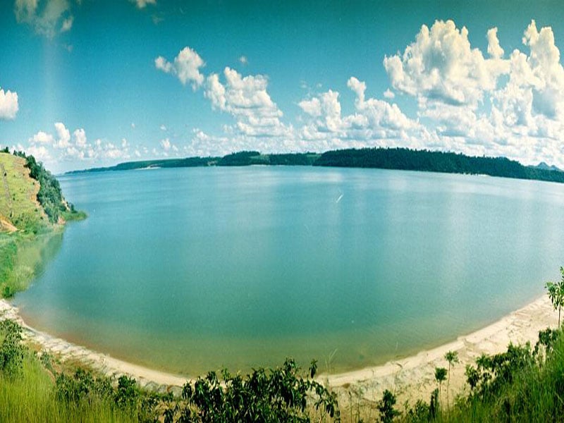 Vista panorâmica da Lagoa Juparanã, em Linhares ES