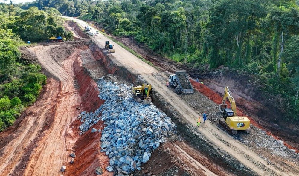 Rodovia que conecta a região de Comodoro (MT)