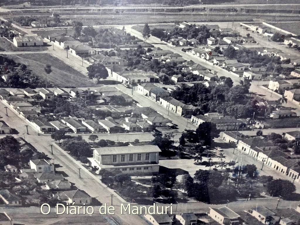 Vista aérea de Manduri, no interior de São Paulo