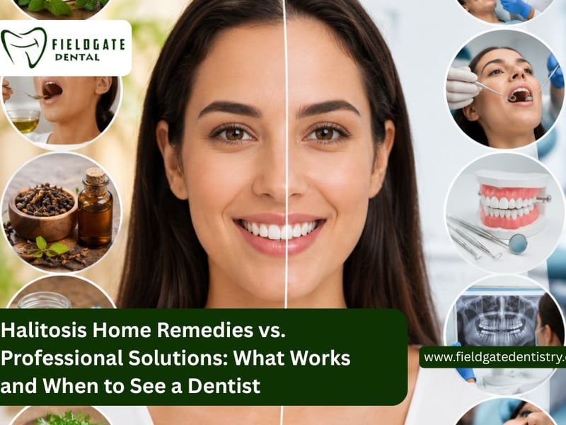 Halitosis Home Remedies vs. Professional Solutions