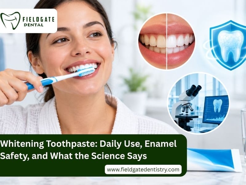 Whitening Toothpaste: Daily Use, Enamel Safety, and What the Science Says