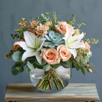 Pedirka Sunrise Peach Flower — view 4