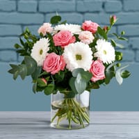 Sweet Thoughts Flower Arrangement with Teddy — view 2