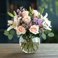 Watercolour Wishes Floral Arrangement — view 3