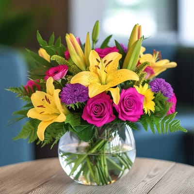 Vivid Delights Vibrant Flowers