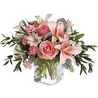 Pink Flora Flower Vase — view 4
