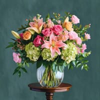Fantasia Blush Flower Vase — view 2