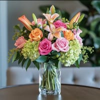 Fantasia Blush Flower Vase — view 4