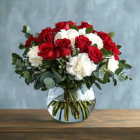 Hugs at Christmas Flower Arrangement — view 5