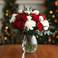 Hugs at Christmas Flower Arrangement — view 1