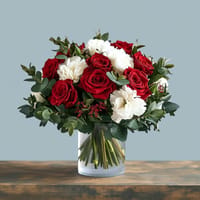 Hugs at Christmas Flower Arrangement — view 4