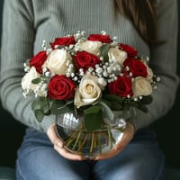 Christmas Joy Flower Arrangement — view 1