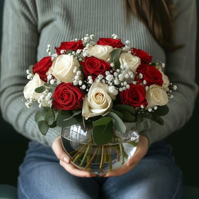 Christmas Joy Flower Arrangement